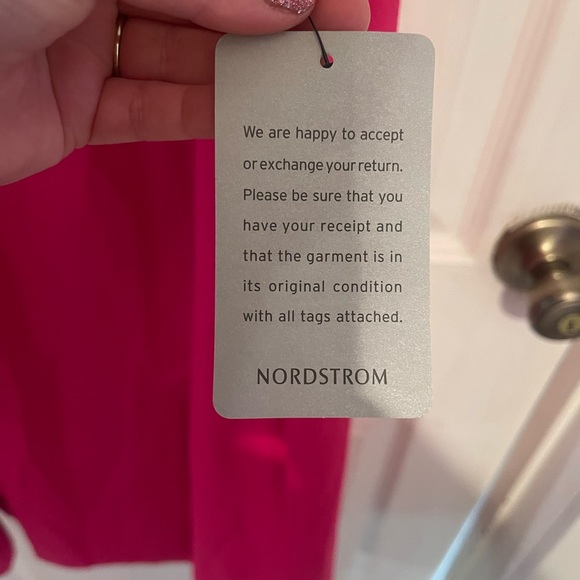 Size 22 New Pink tank dress with gold buttons by 1901 from Nordstrom - Picture 4 of 6